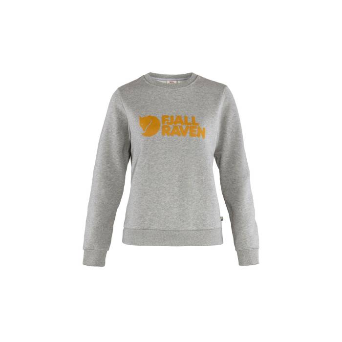 【 Logo Sweater W Grey Melange Women 】 ファッション レディースファッション トップス ニット セーター レディース