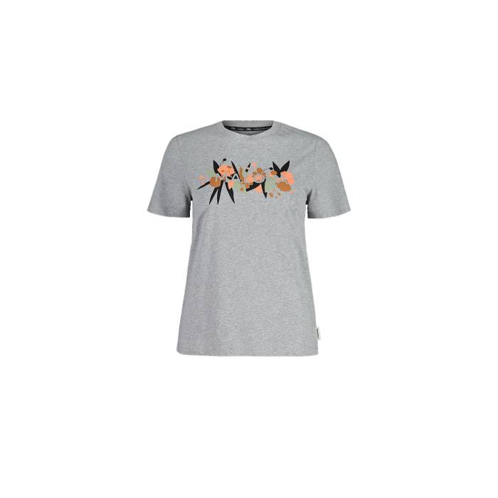 Maloja 【 Grasnelke Grey Melange T-Shirt W Women 】 ファッション レディースファッション トップス Tシャツ カットソー レ