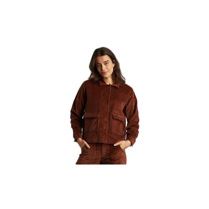 Dedicated 【 Shirt Lima Corduroy Brown Women 】 ファッション レディースファッション トップス その他トップス レディー
