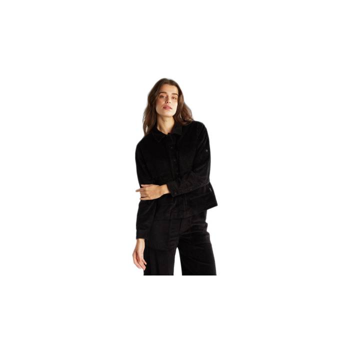 Dedicated 【 Shirt Lima Corduroy Black Women 】 ファッション レディースファッション トップス その他トップス レディー