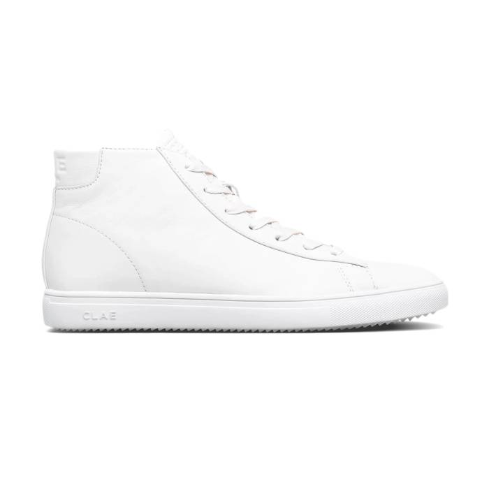 NC Clae y Bradley Mid Tripple White Leather Unisex z t@bV Yt@bV V[Y ̑V[Y 