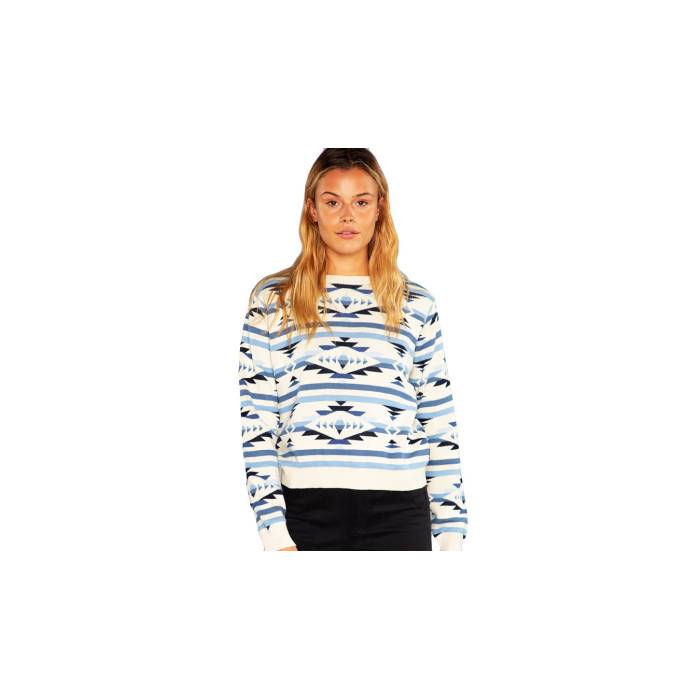 Dedicated 【 Sweater Arendal Ikat Navy Women 】 ファッション レディースファッション トップス ニット セーター レディ