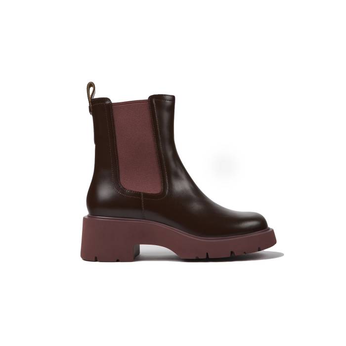 ڡ Camper  Milah Burgundy Leather Women  եå ǥեå 塼 ¾塼