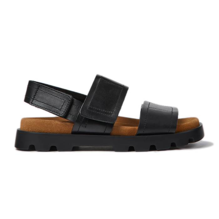 ڡ Camper  Brutus Sandal Black Women  եå ǥեå 塼 ¾塼 