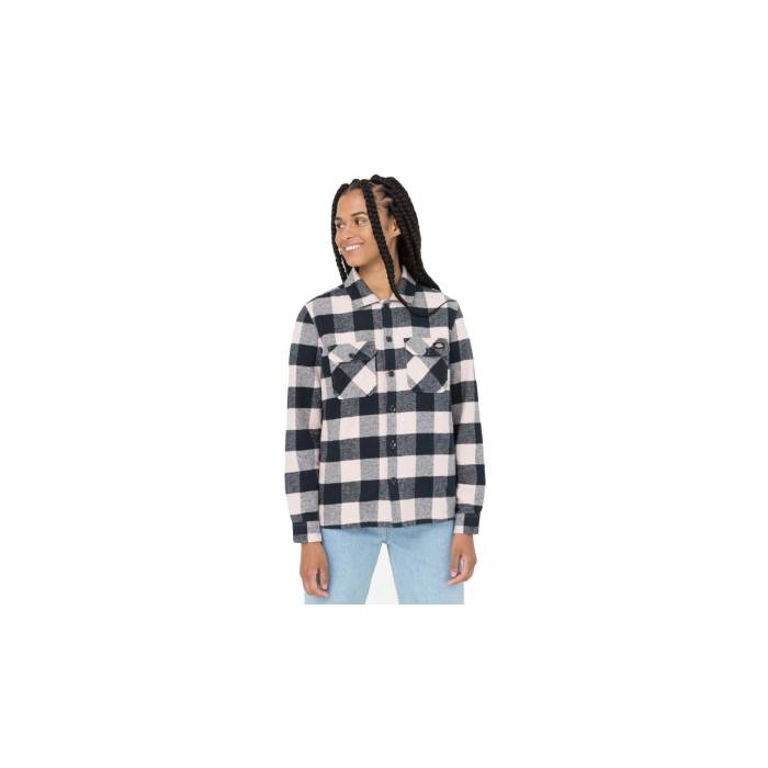 ディッキーズ Dickies 【 Sacramento Shirt Wmn Light Pink Women 】 レディース