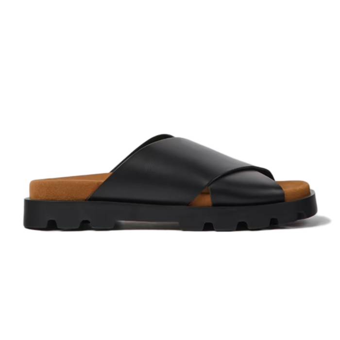 ڡ Camper  Brutus Sandal Black Women  եå ǥեå 塼 ¾塼 