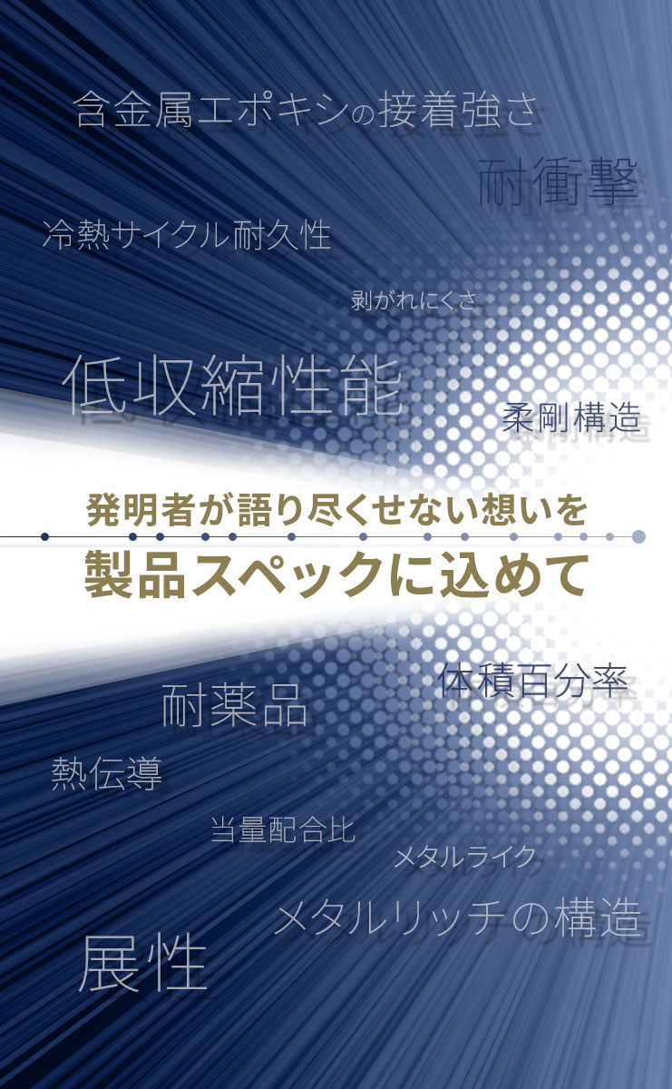 発明者が語り尽くせない想いを製品スペックに込めて