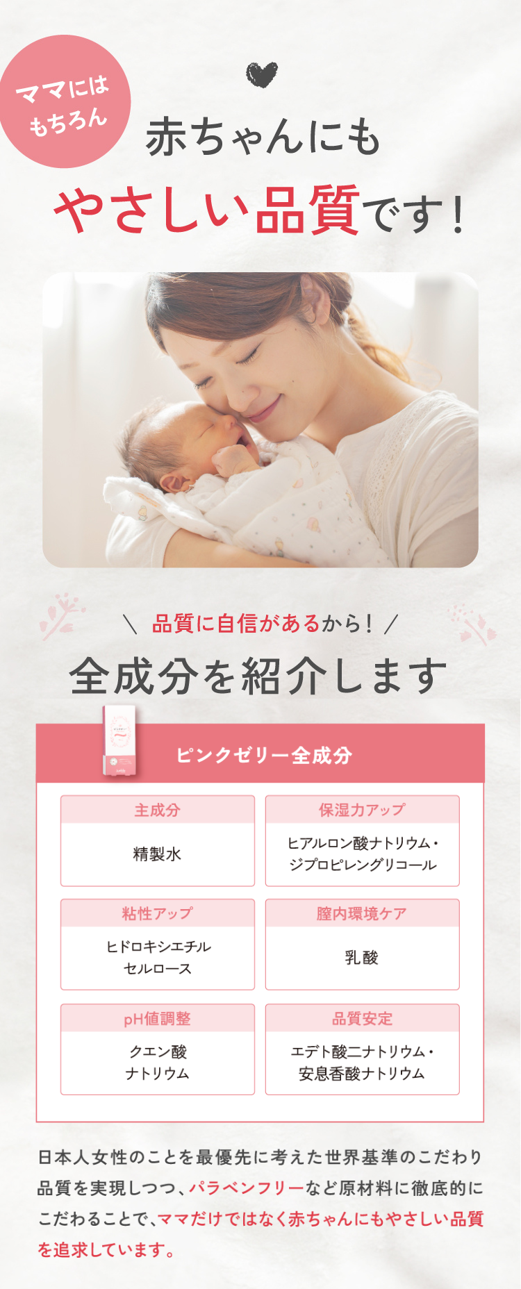 ピンクゼリー 女の子 ジュンビー｜医師推奨×特許取得 pH4.0±0.3 妊活