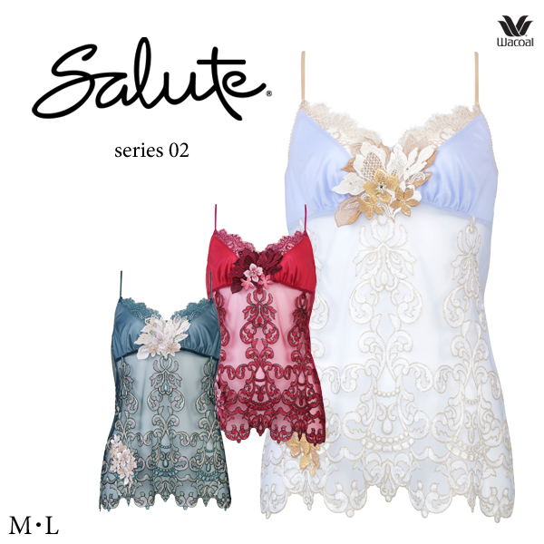 サルート（SALUTE） ワコール STJ202 02G スリップ M・L/80丈