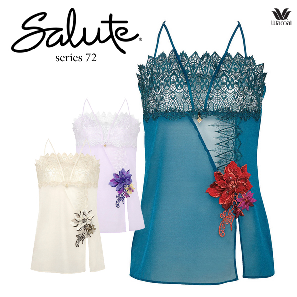 サルート（SALUTE） ワコール 72G キャミソール CTJ272 ML : インナー