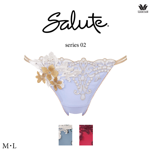 サルート（SALUTE） ワコール STJ202 02G スリップ M・L/80丈