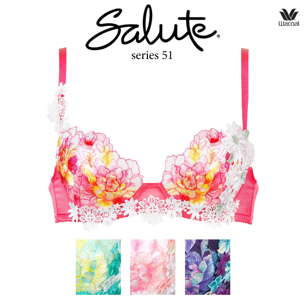 サルート（SALUTE） ワコール 51g ブラジャー BTJ751 3/4カップ