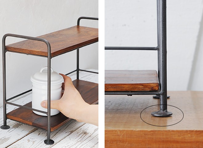 ラック 卓上 おしゃれ ディスプレイ 収納 棚 木製 レトロ アンティーク