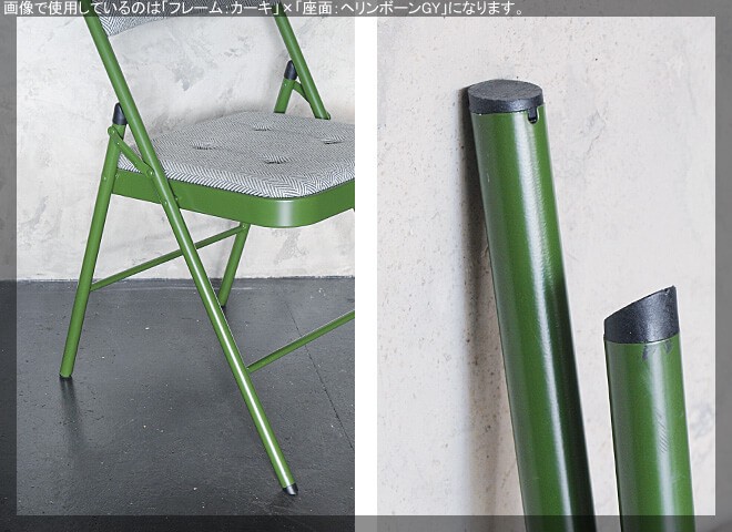 金属製 折りたたみチェア パイプ椅子 アンティーク ヴィンテージ レトロ 古家具 U.S.A. antique HAMPDEN SPELIALTY PRODUCTS Inc. FOLDING CHAIR