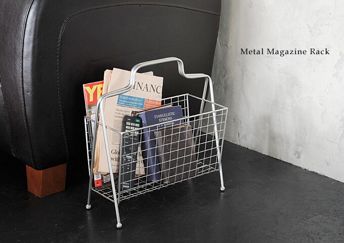 マガジンラック おしゃれ スリム 薄型 整理 収納 レトロ アンティーク