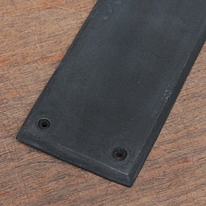 SOLID BRASS Push Plate Black