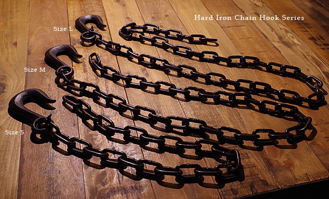 アイアン チェーン フック インダストリアル 無骨 ハンギング レトロ