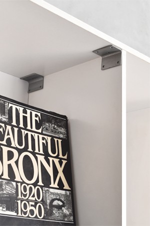 アイアン 金物 Lアングル 等辺 ブラック シルバー コーナー