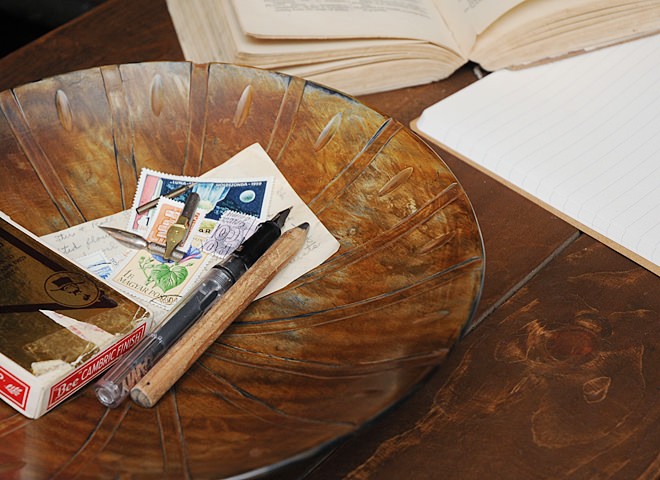 トレイ おしゃれ 水牛 角 インテリア 雑貨 レトロ アンティーク調