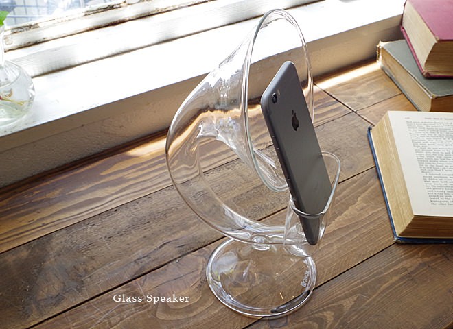 スピーカー ガラス おしゃれ スマホ レトロ アンティーク調 スピーカー ガラス おしゃれ スマホ レトロ アンティーク調