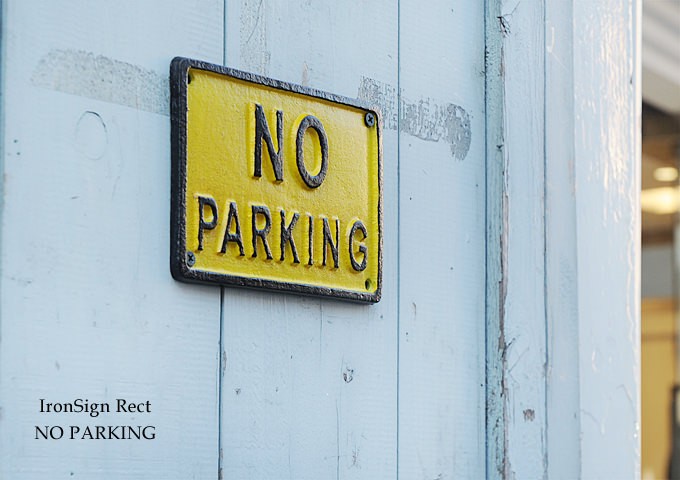 アンティーク　メタル　サイン　プレート　看板　感謝祭　NO PARKING レア Vintage No Parking Sign ORIGINAL Metal embossed sign | eBay