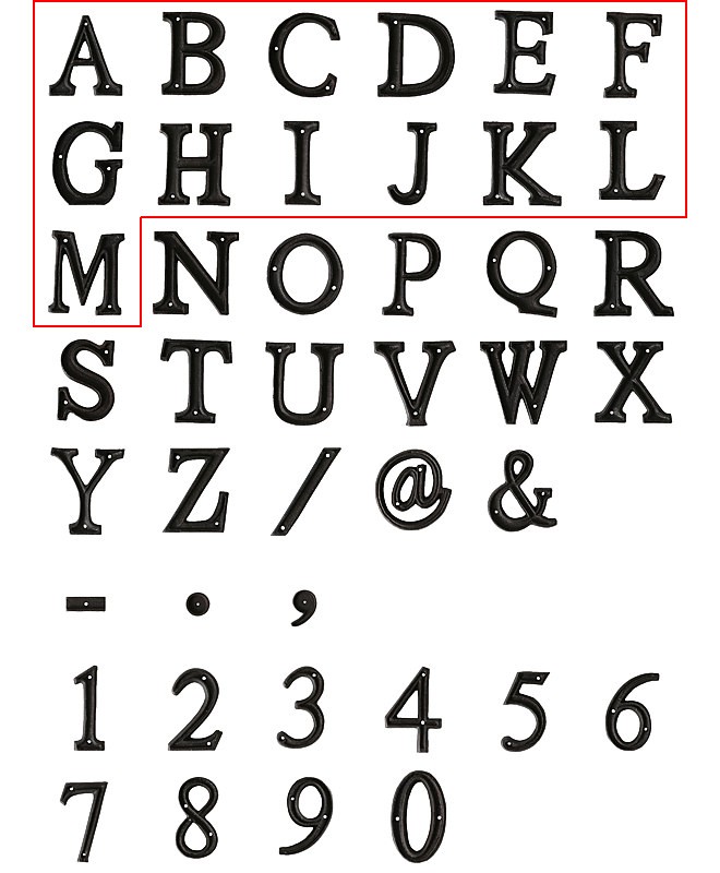 アルファベット 表札 サイン おしゃれ レター レトロ アンティーク調