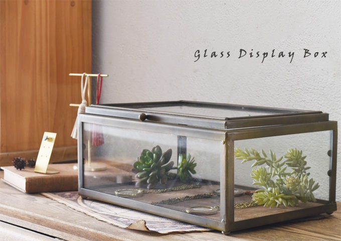 ガラスケース ショーケース おしゃれ コレクションケース レトロ