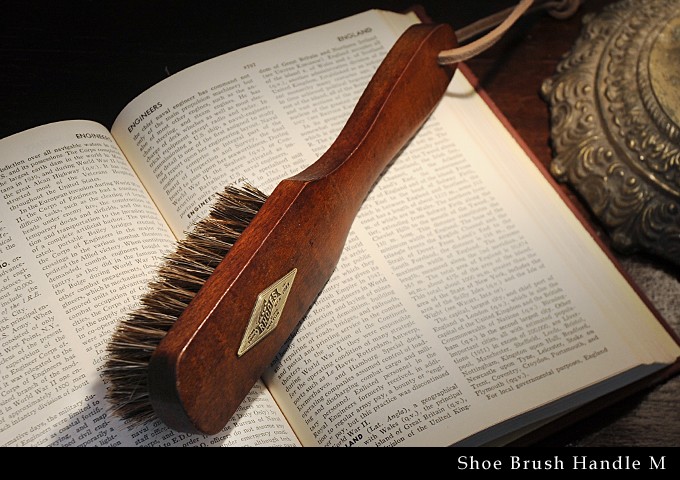 洋服 ブラシ おしゃれ 馬毛 靴磨き シューケア レトロ アンティーク調