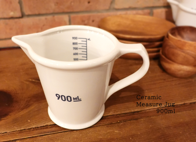 計量カップ 陶器 250ml おしゃれ カフェ レトロ アンティーク調