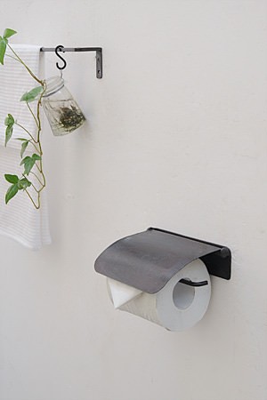 アイアン トイレットペーパーホルダー おしゃれ カバー レトロ