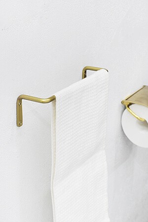 Plain Iron Towel Bar Antique Gold SS 2