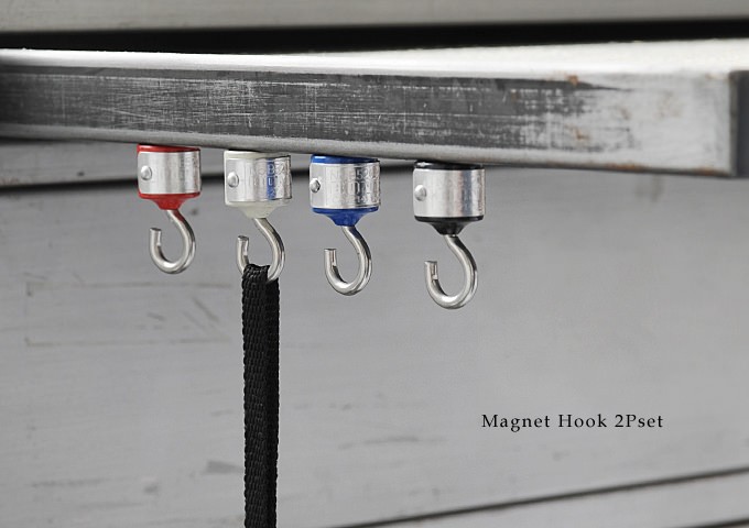 マグネット フック おしゃれ 玄関 キッチン 収納 黒 2個セット レトロ