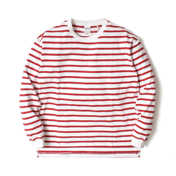 ボーダー 長袖 Tシャツ メンズ 春 夏 秋 冬 アメカジ ブランド おしゃれ アメカジ 30代 40代 50代 60代 | HOUSTON | 01