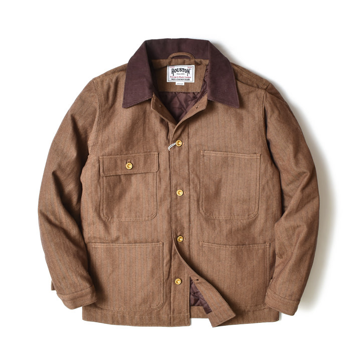 HOUSTON（ヒューストン） ヘリンボーン カバーオール ジャケット