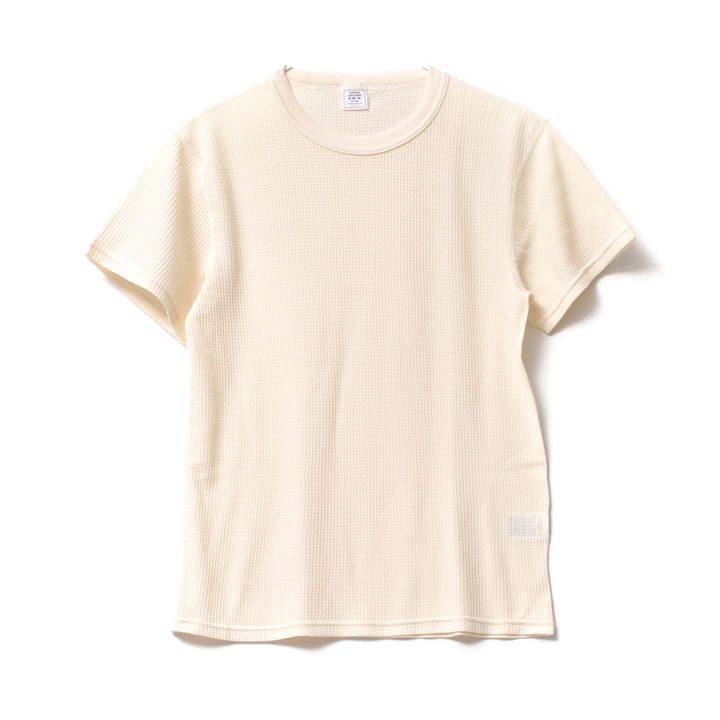 JEMORGAN サーマル ワッフル 半袖 Tシャツ メンズ 無地 春 夏 20