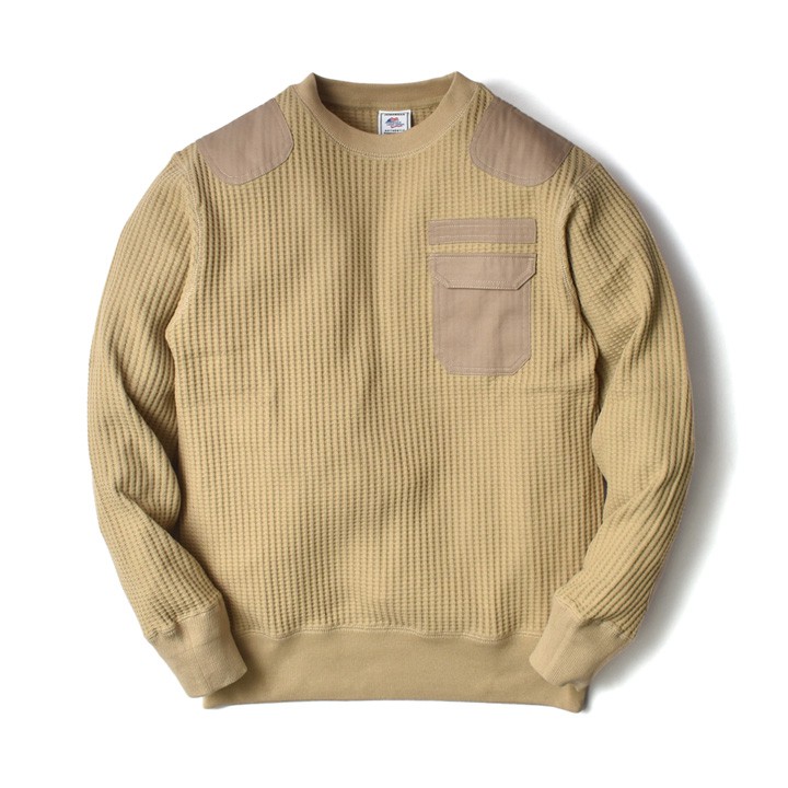 ワッフル サーマル コマンドセーター メンズ 長袖 ブランド アメカジ