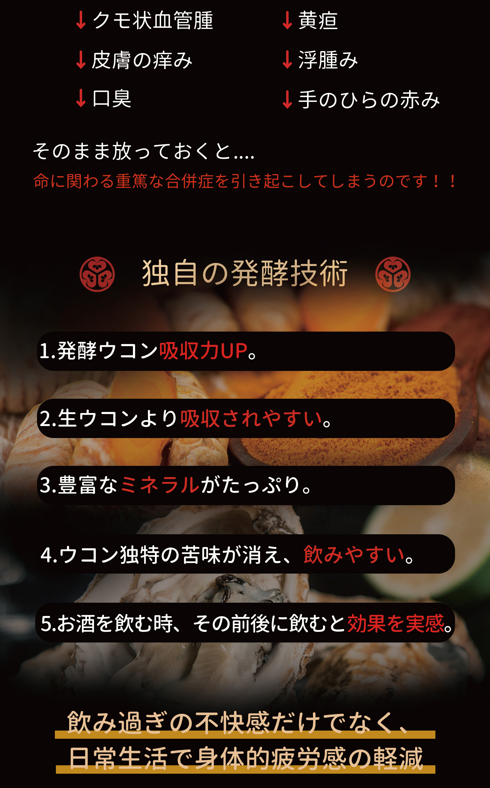 サプリメント 日本製 JUNSEIDO 潤生堂 牡蠣 発酵ウコン 肝臓