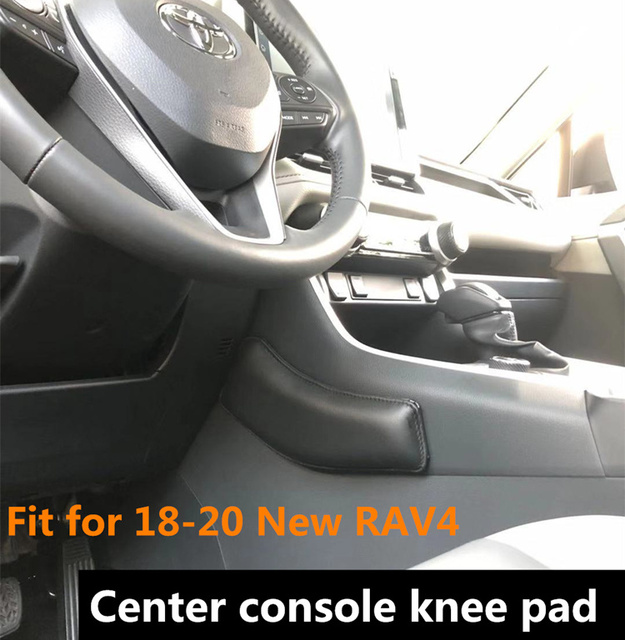 Toyota rav4 2019-2023用膝パッドインテリアアクセサリー車の膝パッドキューバションセンターコンソール、ドライバーサイドソフトpa｜jurack｜08