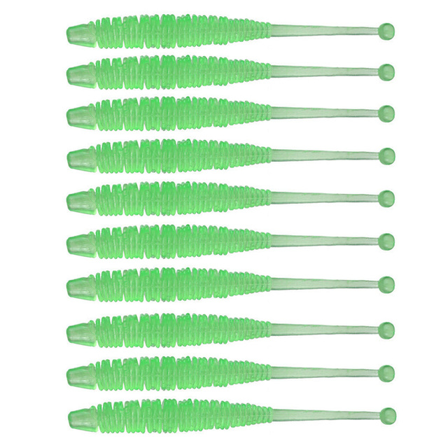 釣り用の柔らかいワーム型の餌,魚の匂いがするシリコン製の餌,塩水,淡水,シーバスなどの魚を捕まえるための機器,6cm,0.6g,10個。｜jurack｜08