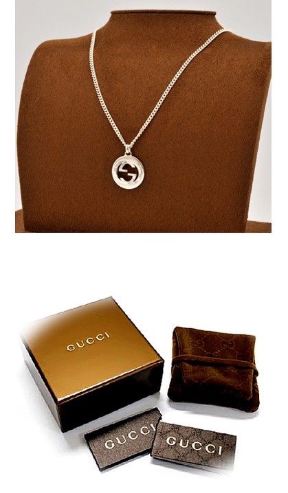 GUCCI グッチ 246490-J8400/8106 ペアネックレス/2個セット/BOX
