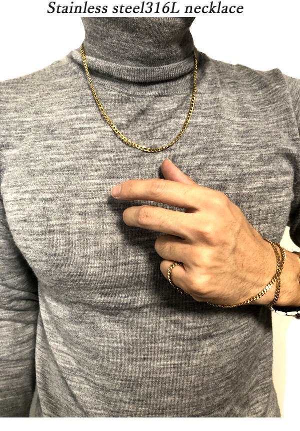 ハワイアンジュエリー チェーン 喜平 ネックレス K14 イエローゴールド