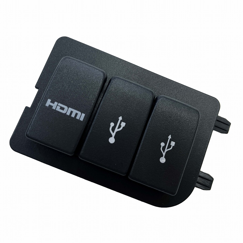 ホンダ N-BOX JF3JF4用 USB HDMIソケット&パネル&ケーブル USB HDMIジャック HDMI入力ポート カーナビとミラーリングに HONDA NBOX パーツ アクセサリー｜jusby-auto｜02