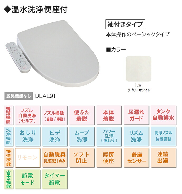 簡易水洗トイレ アサヒ衛陶 サンクリーン 手洗付 床排水 壁給水 温水