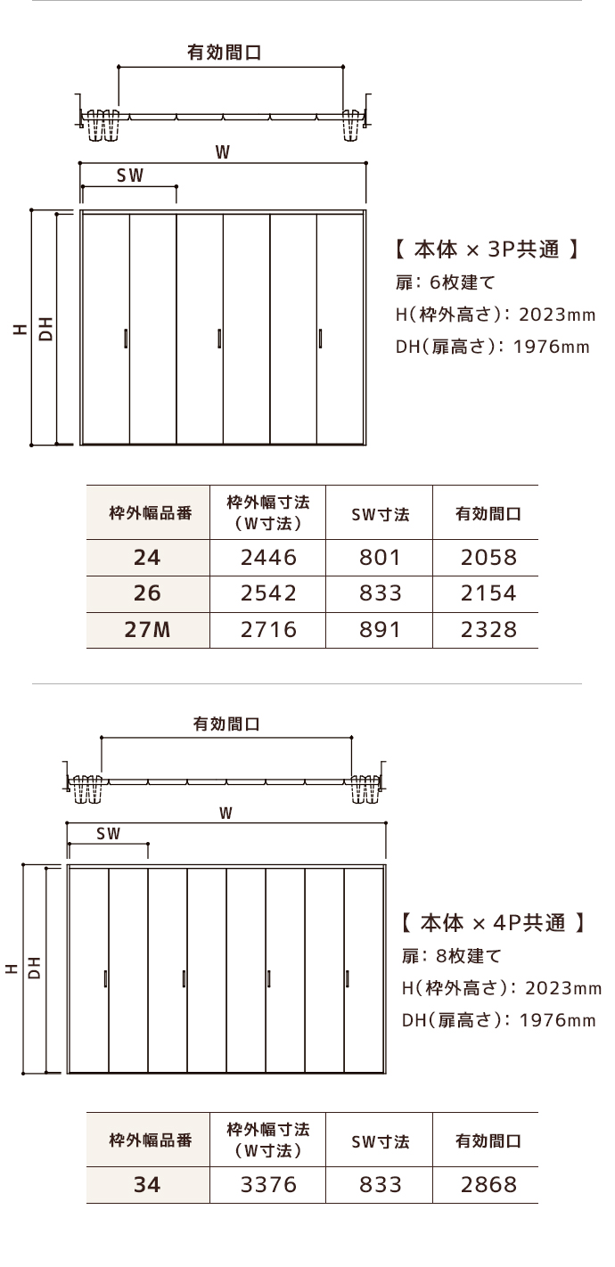 ラシッサ LIXIL リクシル クローゼットドア 把手タイプ LAA 幅734