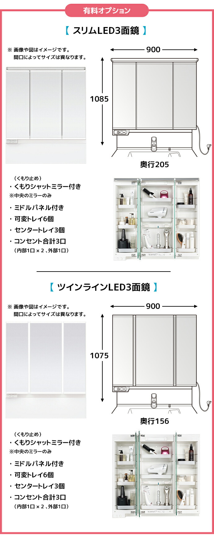 Panasonic（パナソニック） 洗面台 シーライン 奥行530タイプ 900幅
