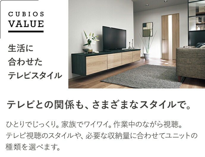 Panasonic パナソニック キュビオス テレビボード セットプラン J1LV