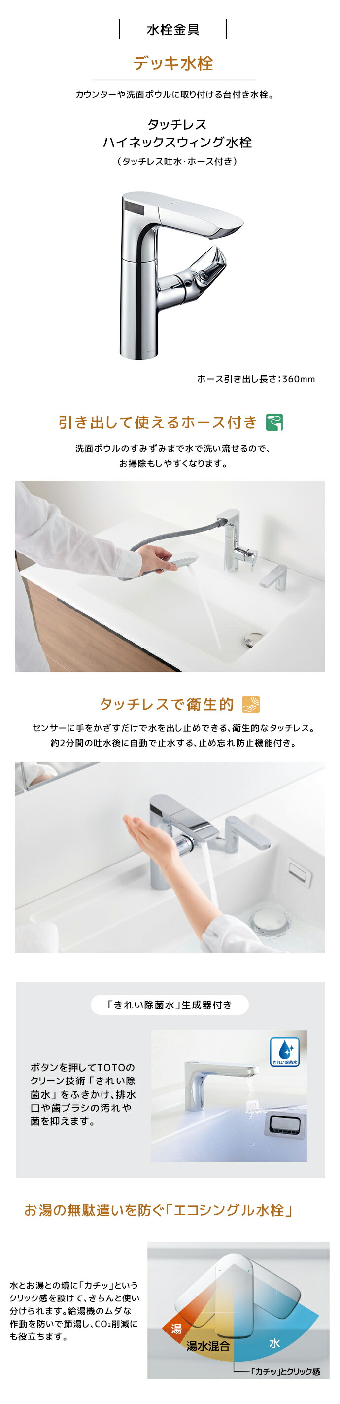 エスクア TOTO 洗面化粧台 間口1500mm Style2 フルキャビネット 片側
