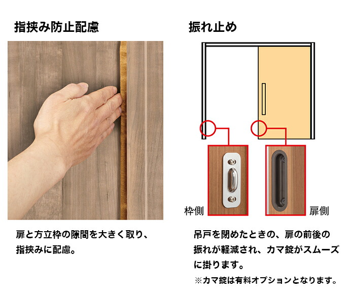 DAIKEN 大建工業 OMOIYARIドア 吊戸・片引 アウトセットタイプ CX