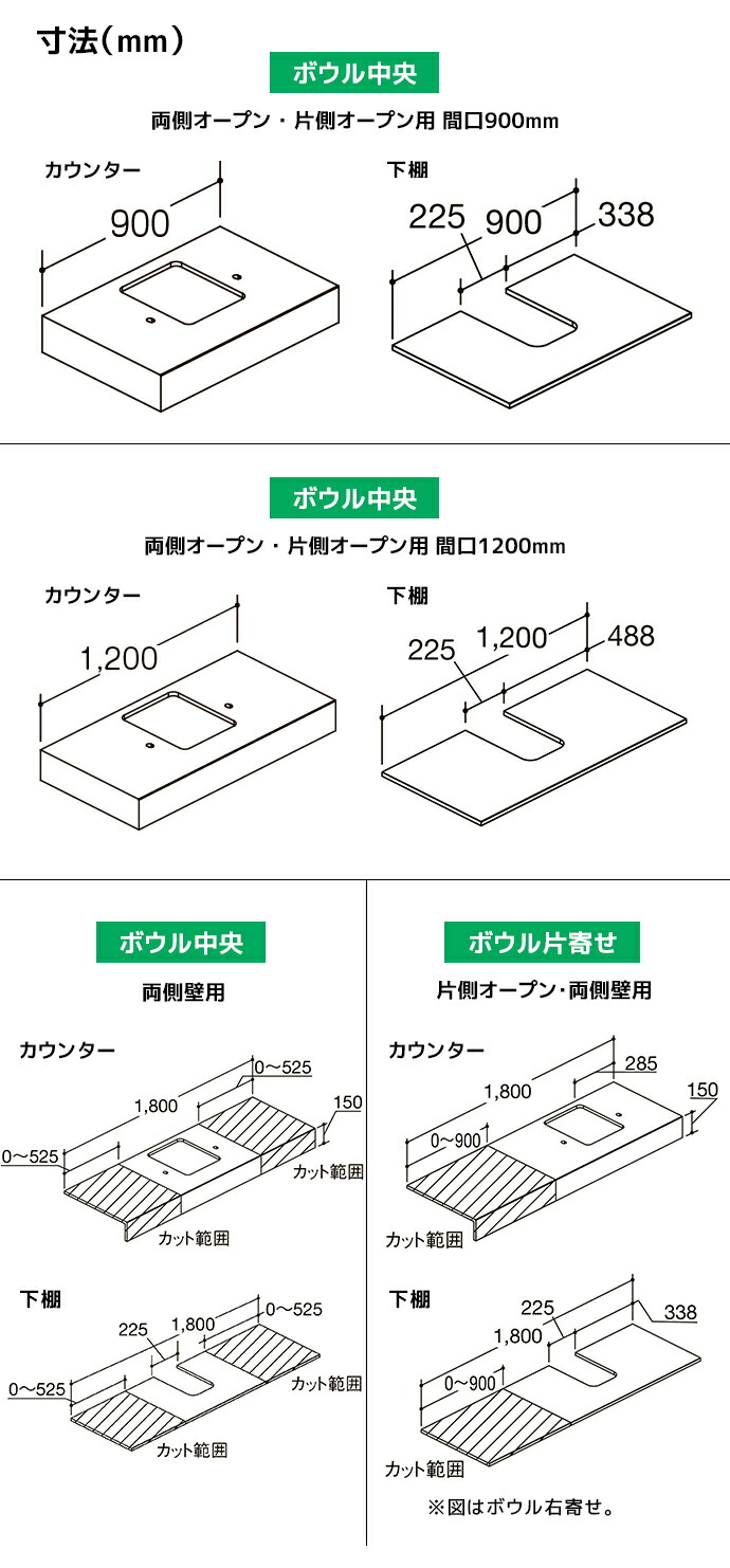 LIXIL（リクシル） 洗面台 スクエアボウル 洗面ボウル カスタム