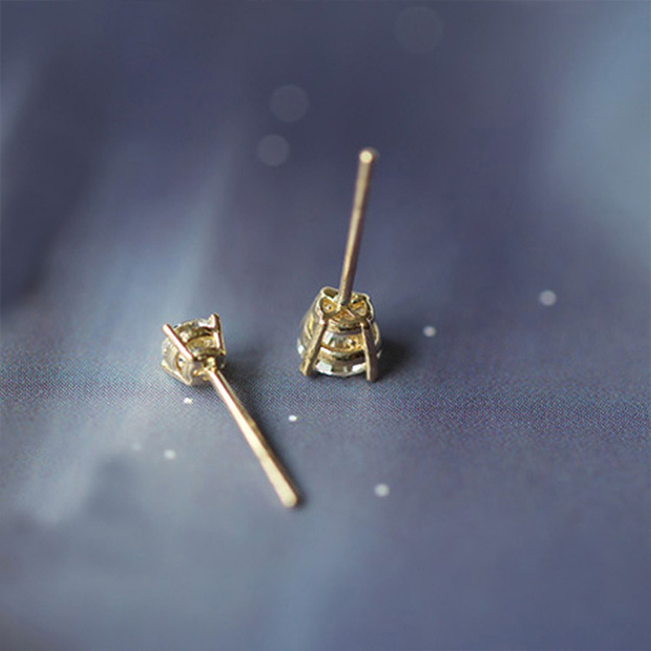 匿名配送　レディース オーストリア クリスタル　 ピアス　 ピンクゴールド Jewel closet by L&Co. ピアス レディース 10金 K10 地金 ピンク